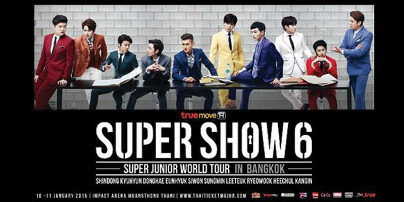 人気の韓国アイドルがツアー 「Super Show 6」