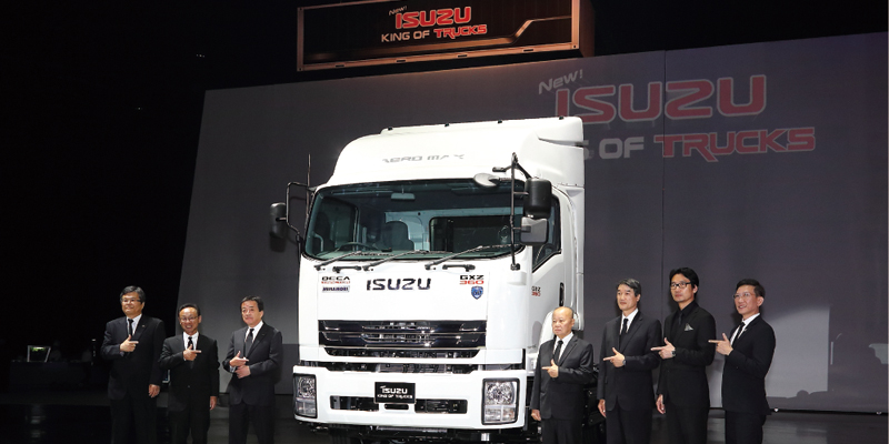 新型トラック発表会