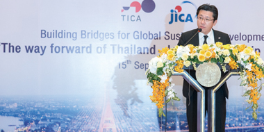 タイ外務省イベントにて、日タイ協力の強化をアピール