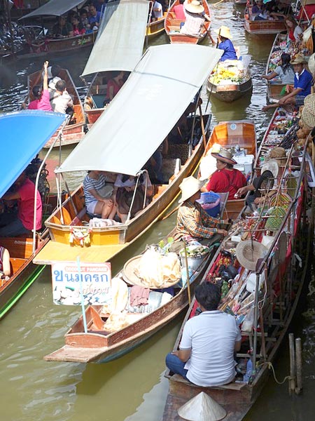 タイの水上マーケット - ワイズデジタル【タイで生活する人のための情報サイト】