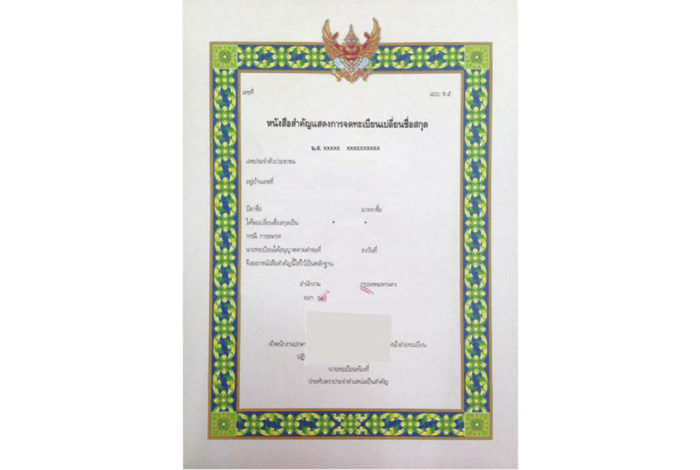 “名が良い運気を引き寄せる”という考え方が広く浸透しているタイ。僧侶に命名を依頼することも多く、出生日時などをもとにバリ語やサンスクリット語に由来する縁起の良い名前が授けられます。また、このような理由から“最近ツイてないな”と感じたら、本名を変えることも珍しくありません。占い師に相談し、中には生涯で３回以上改名する人もいるのだとか。 　改名時には役所に届け出をしますが、職場や知人には任意の報告が一般的。知らぬ間に同僚の本名が変わっているなんてことも！？