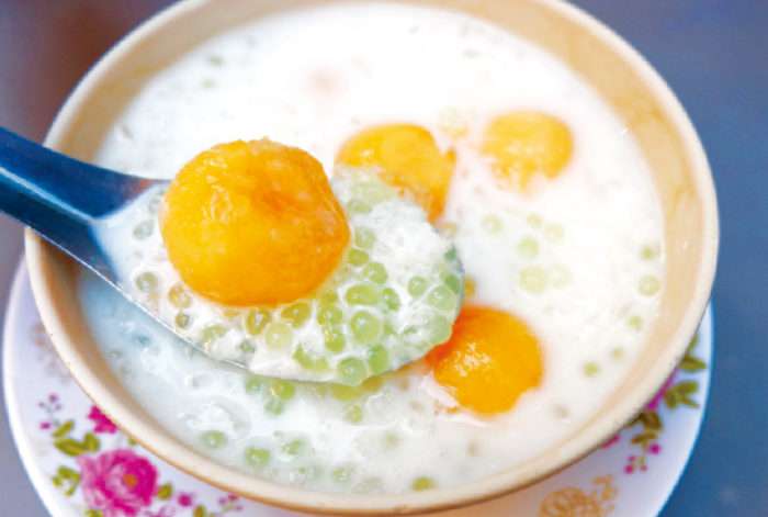 メロン＆タピオカ入り ココナッツミルク ・・・・ 45B