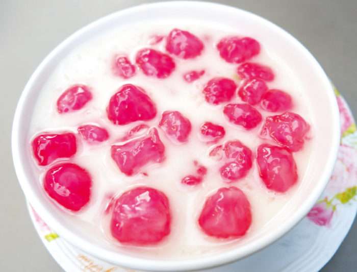 ゼリーで包んだクワイ入り ココナッツミルク ・・・・ 35B