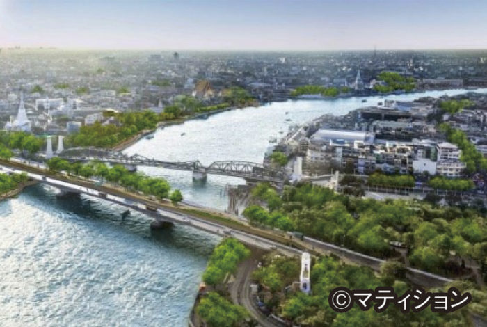 バンコクの街は徐々に往時の姿と活気を取り戻している。そして古くは物流の大動脈であり、街を縦断するチャオプラヤー川もまた、新たな一歩を踏み出した。