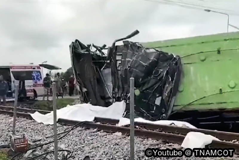 起きてしまったら最後の踏切事故 - ワイズデジタル【タイで生活する人のための情報サイト】