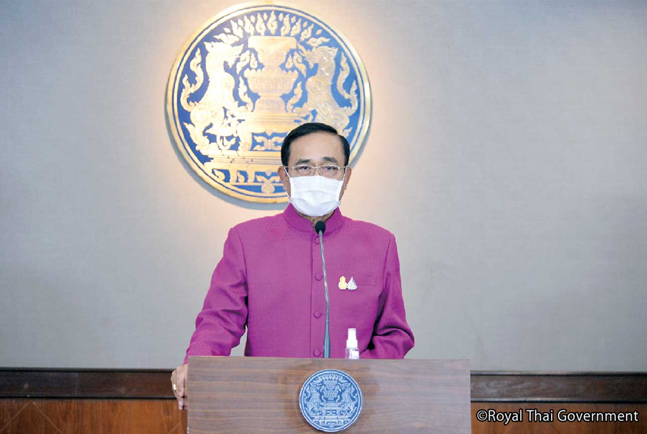 タイ独自の生物や文化的多様性に重点を置きながら、BCGモデルの導入意義を国民に向けて説くプラユット首相