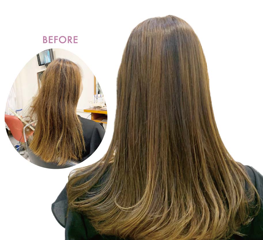 ヘアスタイル ノンブリーチハイライトandローライト、ヘアカラー、活性酸素除去 - Hair Style Non-Bleach Highlights - 1,500B〜、2,000〜3,000B、200B