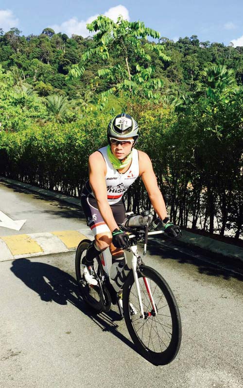 休日はトライアスロンやトレイルランニングで、アクティブに過ごす