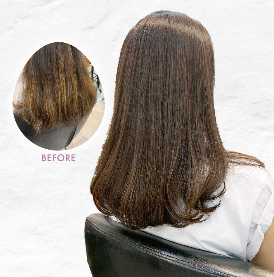ヘアスタイル ヘアカラーミディアム・活性酸素除去 （白髪予防×ツヤ髪UP） - Hair Style HairColor Medium - 2,500B・200B