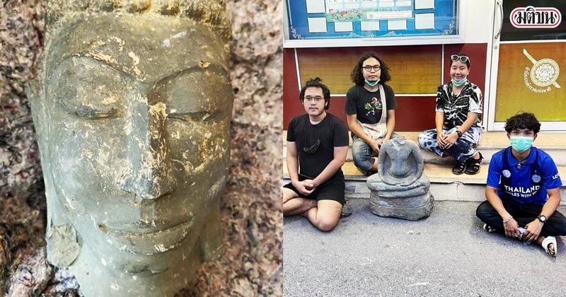 11日、中部ナコーンパトム県の大学生らが11世紀頃のドヴァーラヴァティ美術様式のものと思われる仏像を発掘。頭部と胴体が別々の場所から見つかり、県内の博物館で分析を行っている。