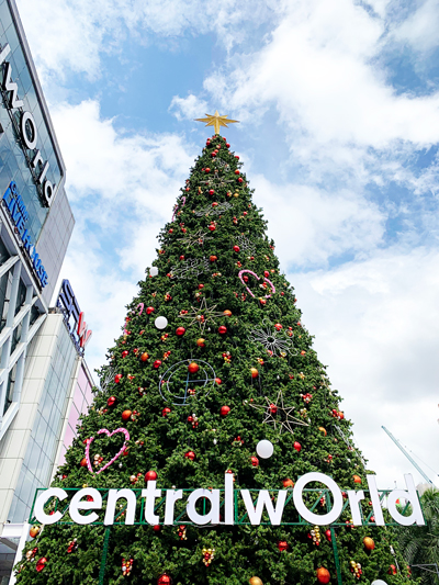 セントラルワールドに今年もクリスマスツリー - ワイズデジタル【タイで生活する人のための情報サイト】