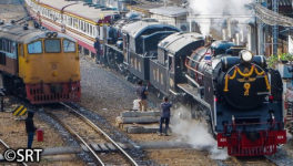 日本製蒸気機関車が特別運行　タイ王妃生誕日の6月3日
