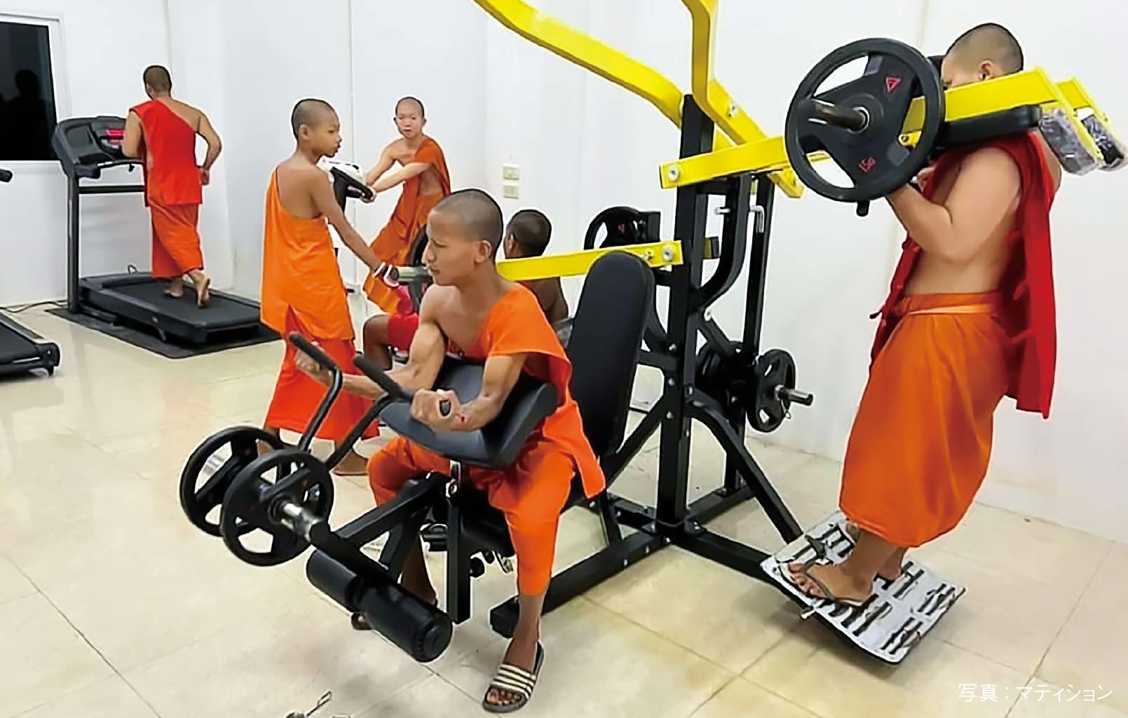 フィットネスに励む僧侶　SNS上で大きな話題に　 - ワイズデジタル【タイで生活する人のための情報サイト】