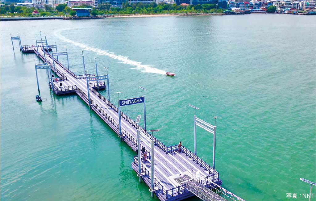シラチャーで浮橋の開通式 観光のランドマークへ - ワイズデジタル【タイで生活する人のための情報サイト】