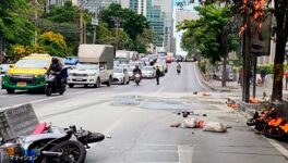 ウィッタユ通りで電線火災　通信線にも着火して4人が負傷 - ワイズデジタル【タイで生活する人のための情報サイト】