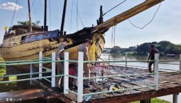 子どもの花火が原因で　観光帆船に火災が発生 - ワイズデジタル【タイで生活する人のための情報サイト】