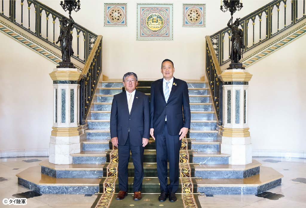 梨田日本国大使が任期終了 セター首相に退職の挨拶 ー 梨田和也日本国特命全権大使が4年余りの任期を終えた。梨田大使は3月1日、セター首相に退職の挨拶をするため首相官邸を訪問。大使としての役割を終えても、日タイ両国の関係強化に尽力していきたいと語った。