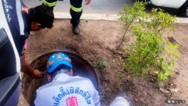 マンホールの蓋を踏み抜いて　男性が地下溝に転落 - ワイズデジタル【タイで生活する人のための情報サイト】