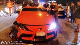 近郊高速道路で玉突き事故 違法レースで11台巻き込む - ワイズデジタル【タイで生活する人のための情報サイト】