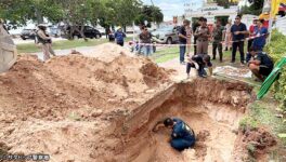 サタヒッブ海軍基地の 地中から人骨発見 - ワイズデジタル【タイで生活する人のための情報サイト】