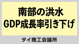 南部の洪水でGDP成長率引き下げ　タイ商工会議所が1.9％予想 - ワイズデジタル【タイで生活する人のための情報サイト】