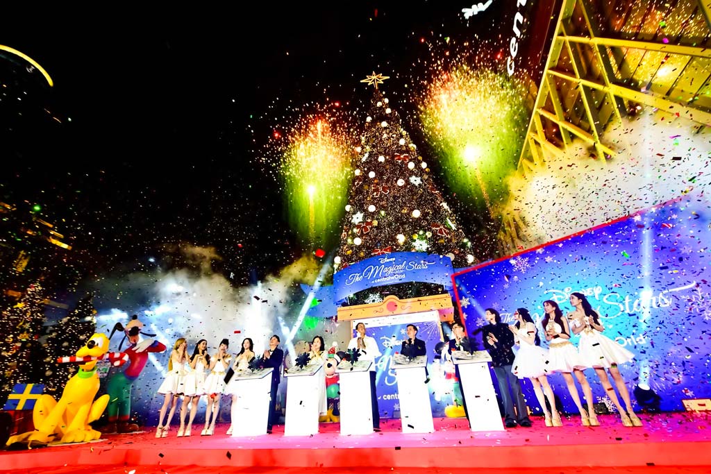 CTWのクリスマスツリー点灯　今年は香港ディズニーとコラボ - ワイズデジタル【タイで生活する人のための情報サイト】