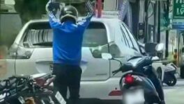 男が次々と車の窓ガラスを破壊　動機は仕事のストレス。薬物摂取も確認 - ワイズデジタル【タイで生活する人のための情報サイト】