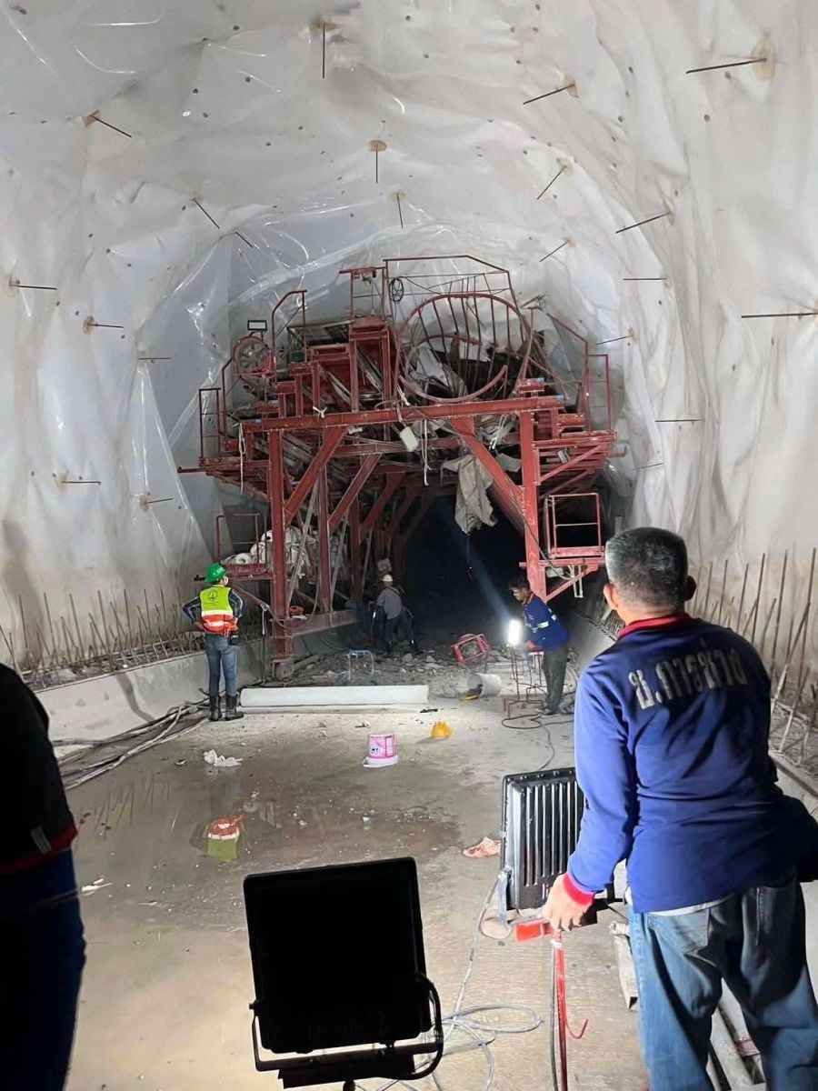 トンネル工事現場で壁面が崩落 作業員2人死亡、2人重傷