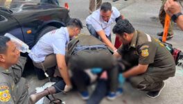 バンコクで刃物所持の外国人男暴れる　警察が足などに発砲し制圧 - ワイズデジタル【タイで生活する人のための情報サイト】